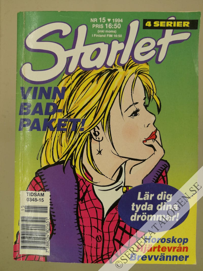 Framsida på Starlet #15 (1994)