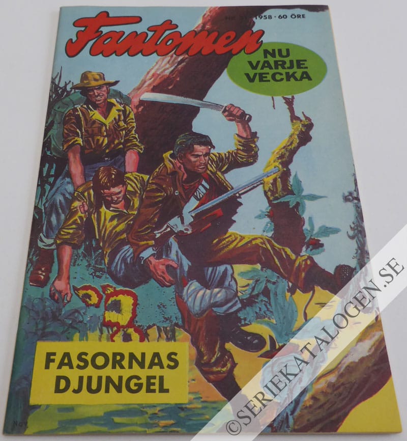Framsida på Fantomen #31 (1958)