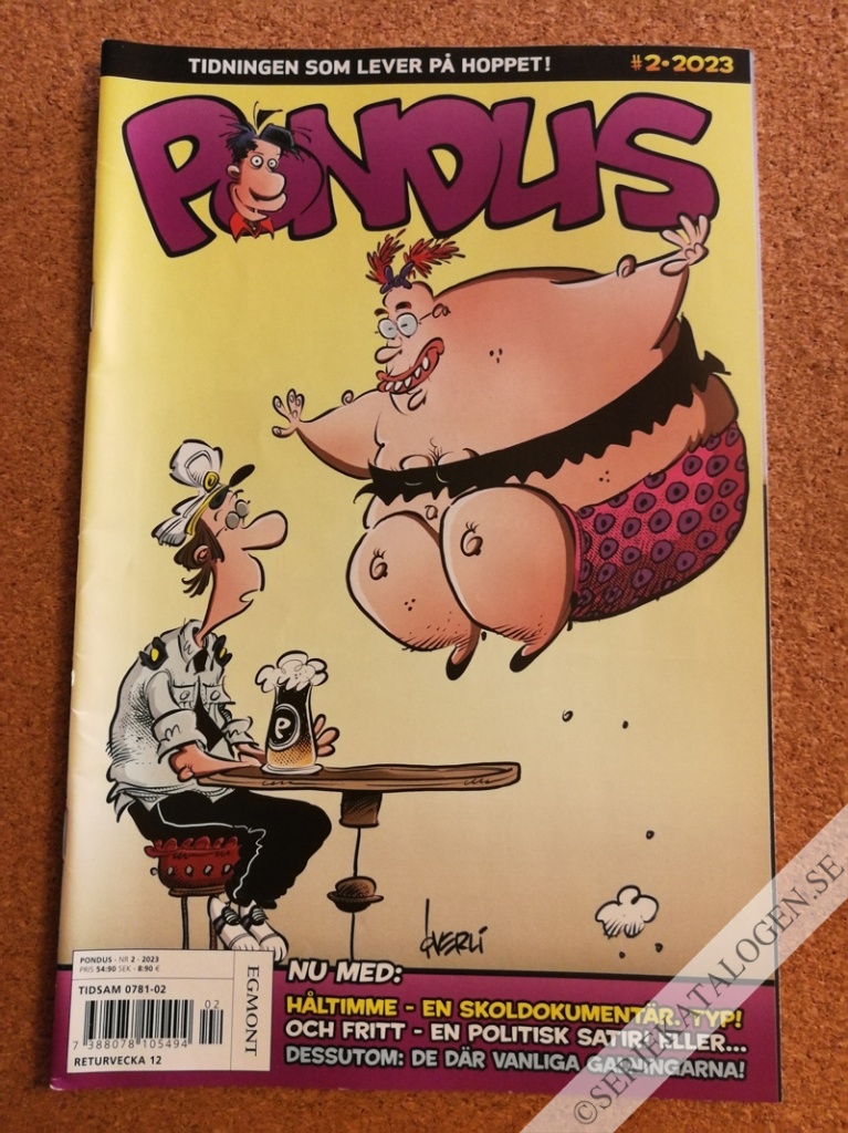 Framsida på Pondus #2 (2023)