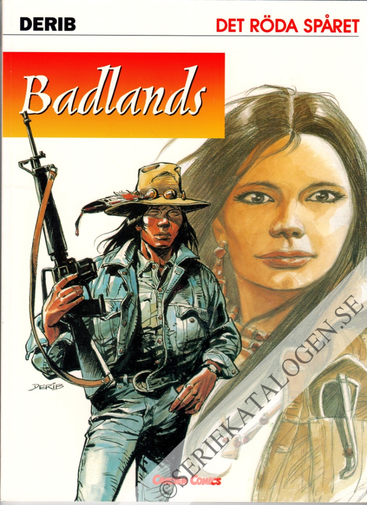 Framsida på Det röda spåret Badlands (1995)