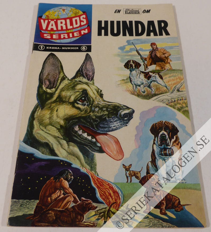 Framsida på Världsserien Hundar (1960)