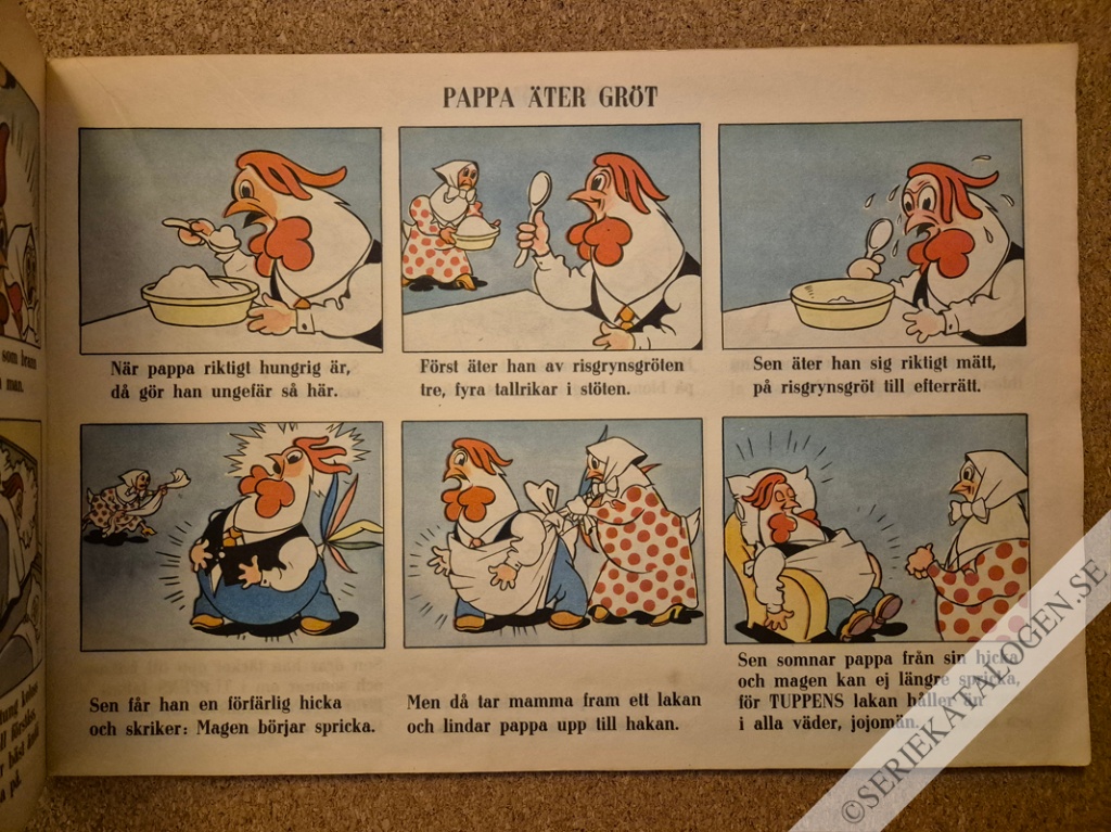 Exempel på Herr Tupp, fru Tupp och lilla Kuckeliku (1945)