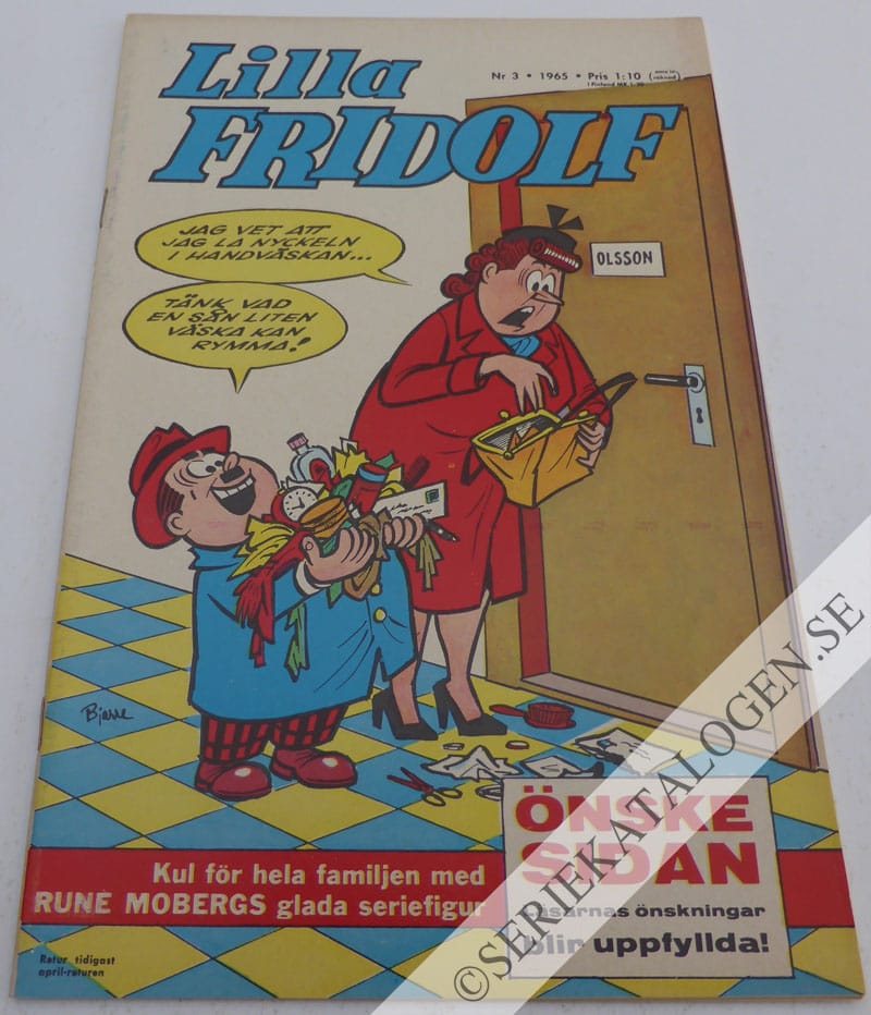 Framsida på Lilla Fridolf #3 (1965)