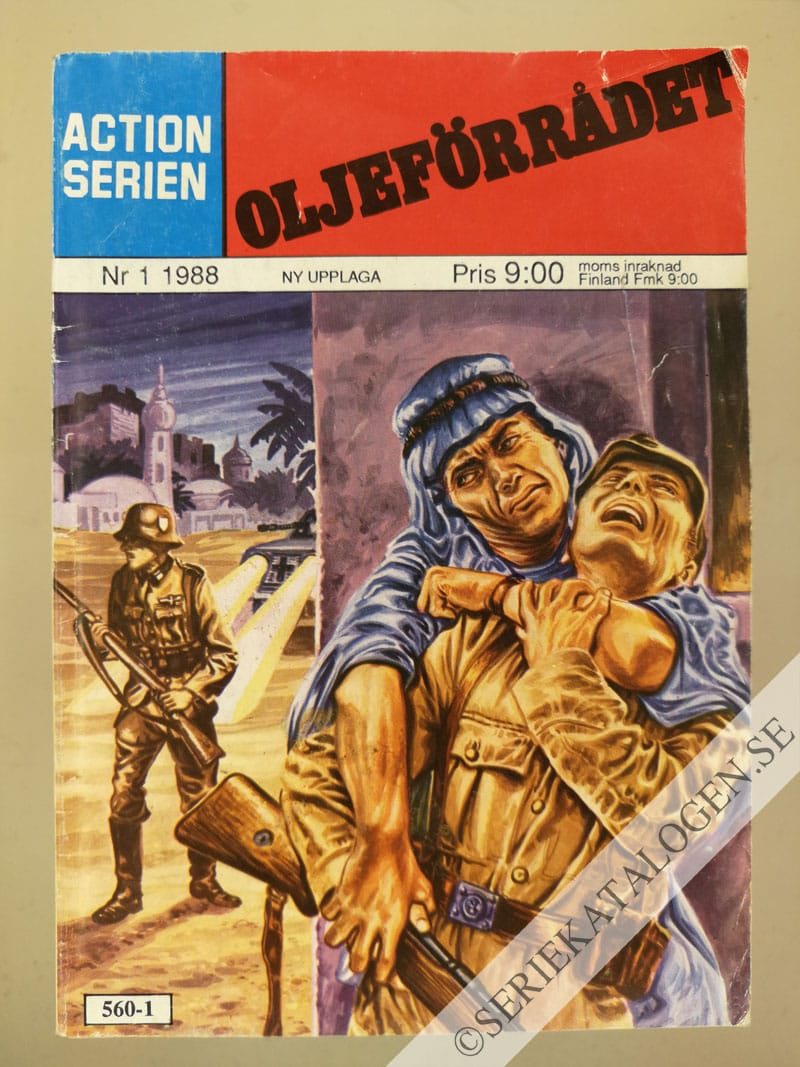 Framsida på Actionserien #1 - Oljeförrådet (1988)