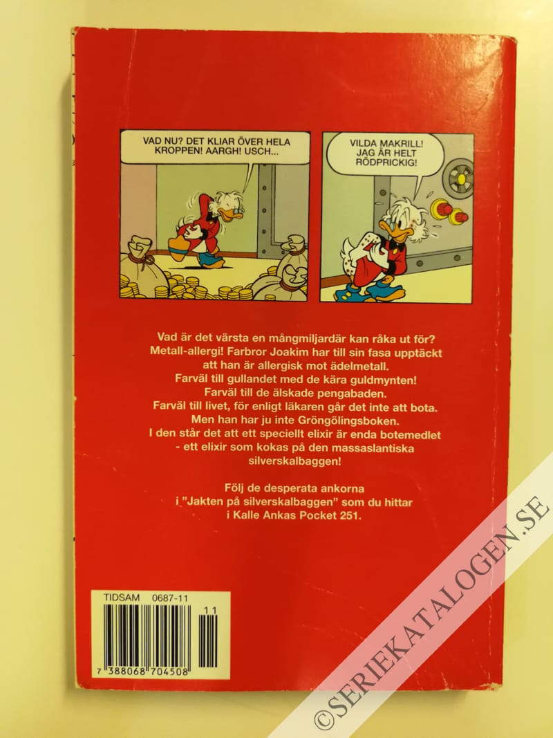 Baksida på Jakten på silverskalbaggen (2000)