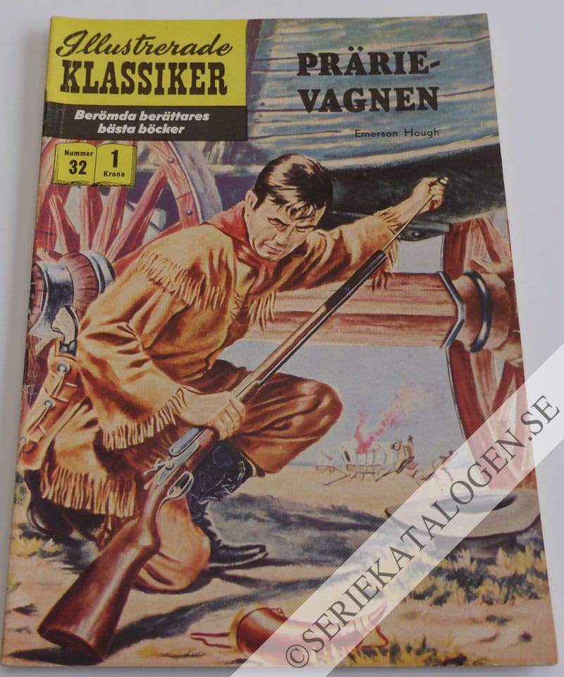 Framsida på Illustrerade Klassiker Prärievagnen (1957)