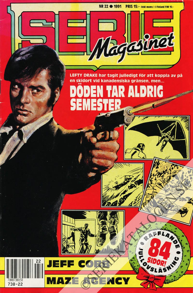 Framsida på Seriemagasinet #22 (1991)