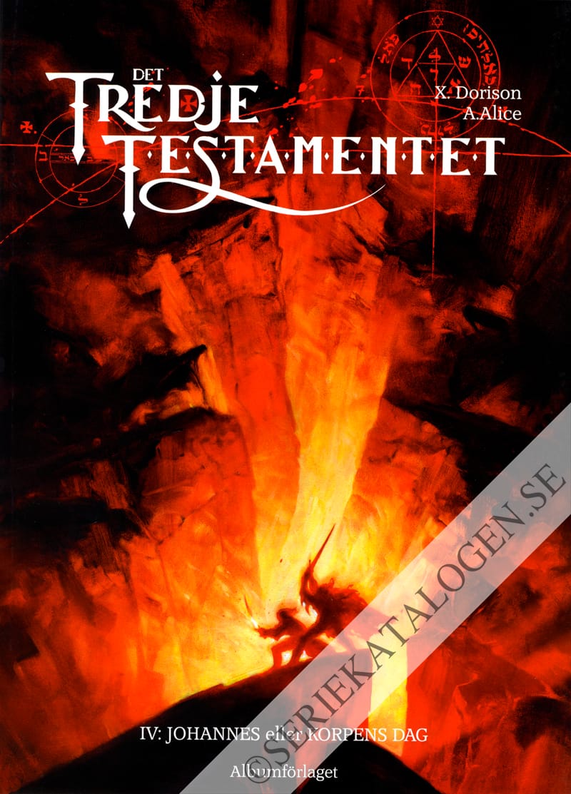 Framsida på Det tredje testamentet Johannes eller Korpens dag (2010)