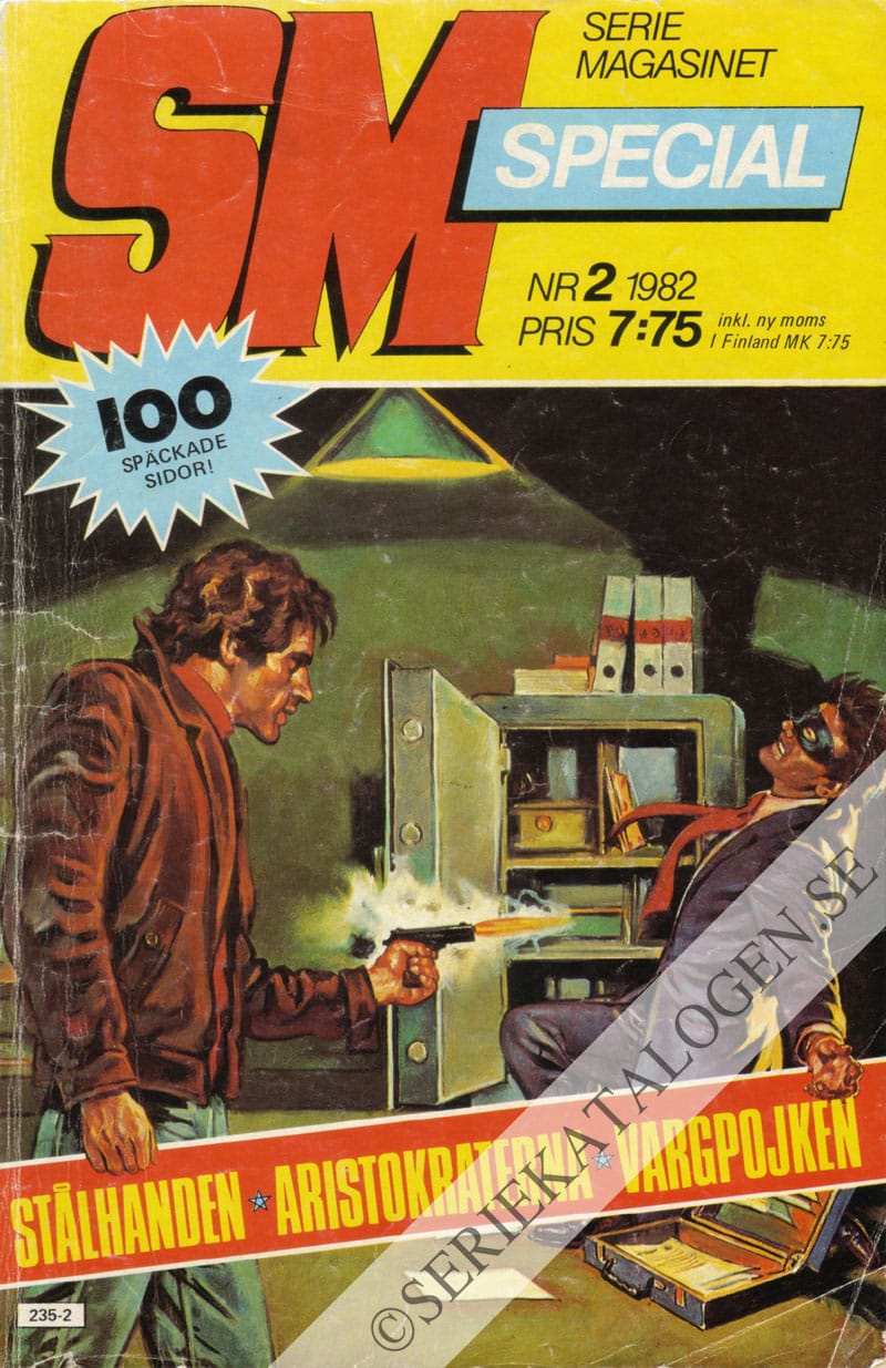 Framsida på Seriemagasinet specialalbum #2 (1982)