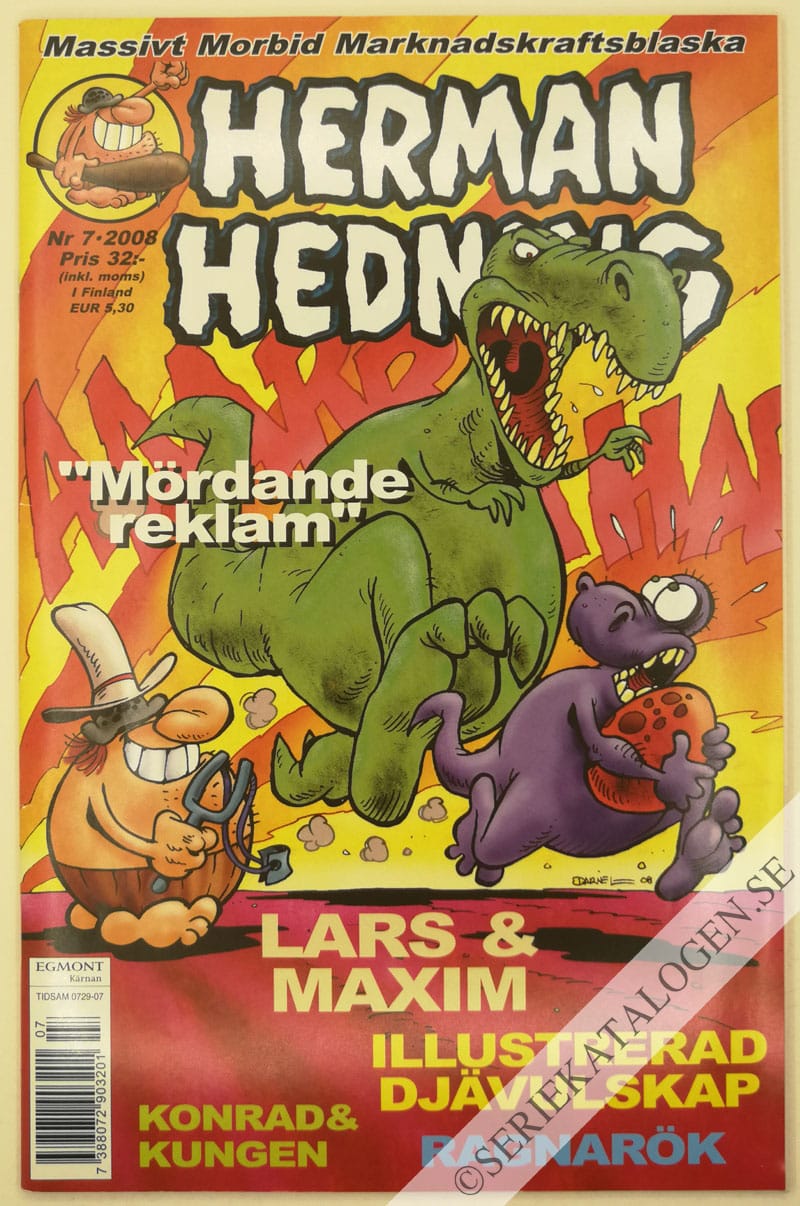 Framsida på Herman Hedning #7 (2008)