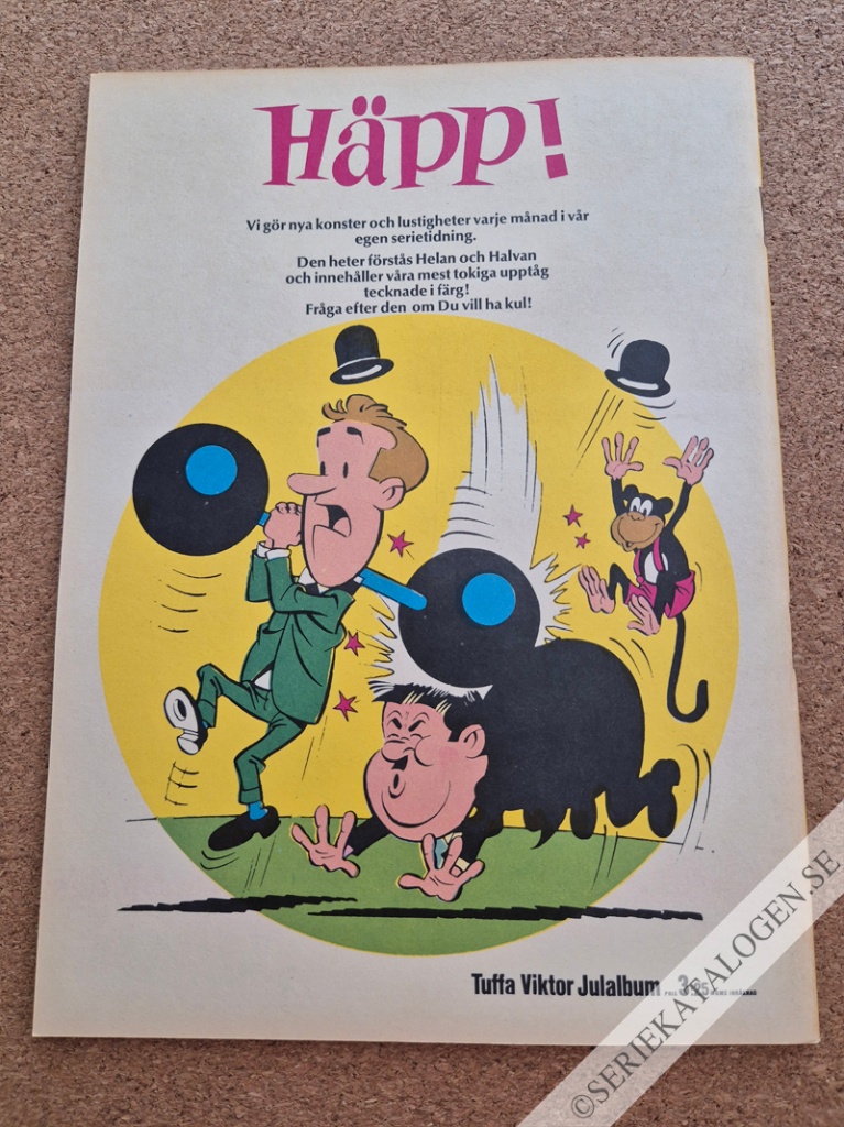 Baksida på Stort julalbum (1970)