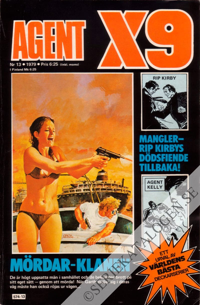 Framsida på Agent X9 #13 (1979)