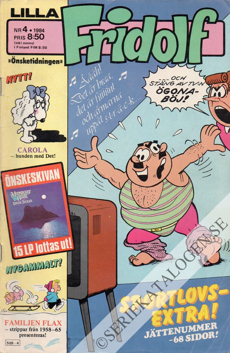 Framsida på Lilla Fridolf #4 (1984)