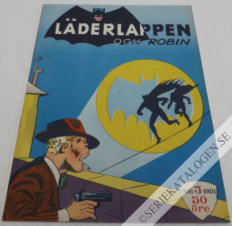 Framsida på Läderlappen och Robin #3 (1951)