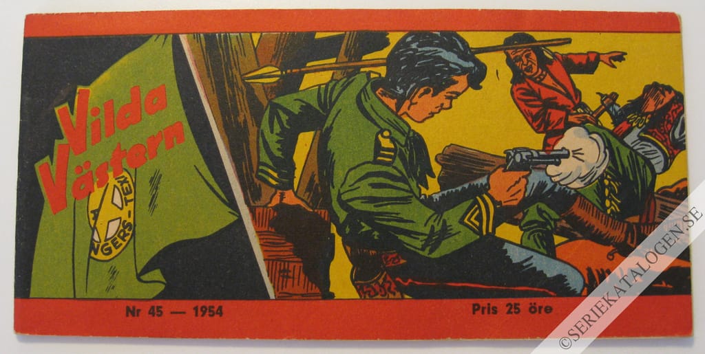 Framsida på Vilda Västern #45 (1954)