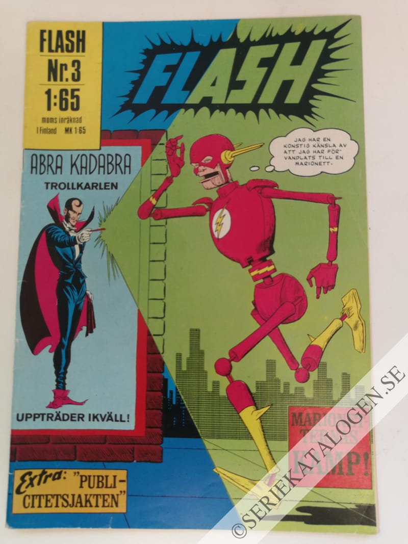 Framsida på Flash #3 (1971)
