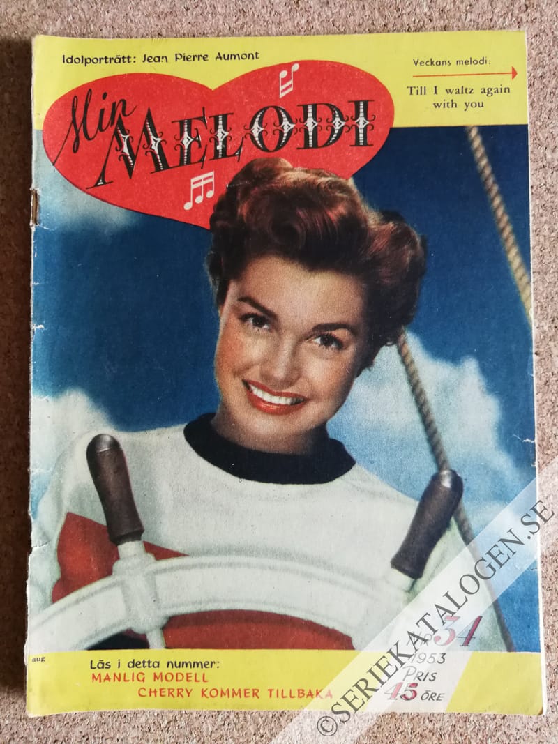 Framsida på Min melodi #34 (1953)