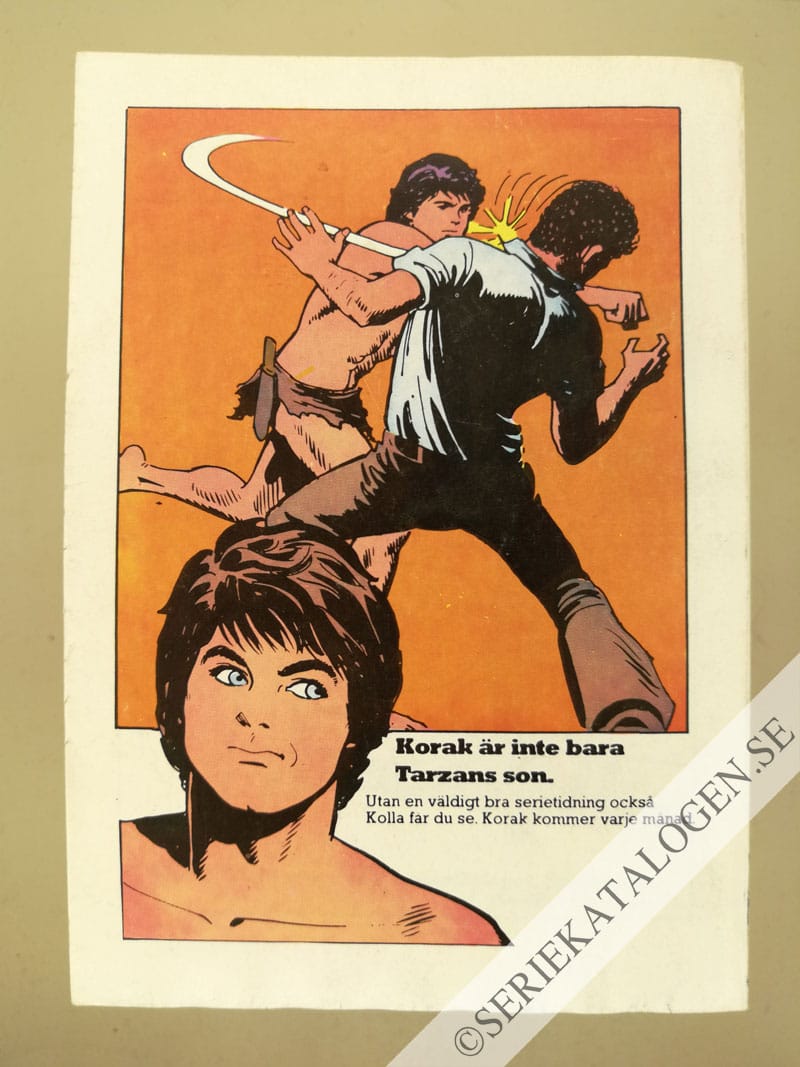 Baksida på Skumt spel i Singapore (1985)