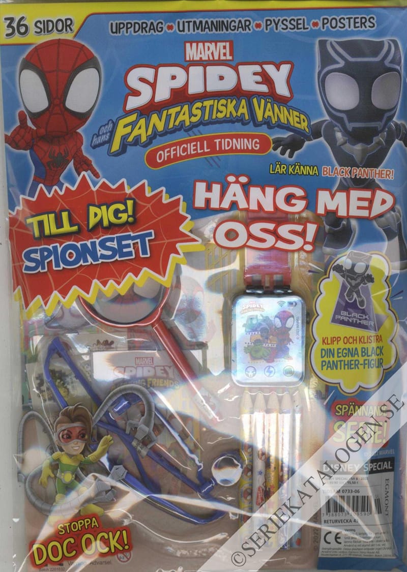Framsida på Disney special #6 - Spidey och hans fantastiska vänner (2022)