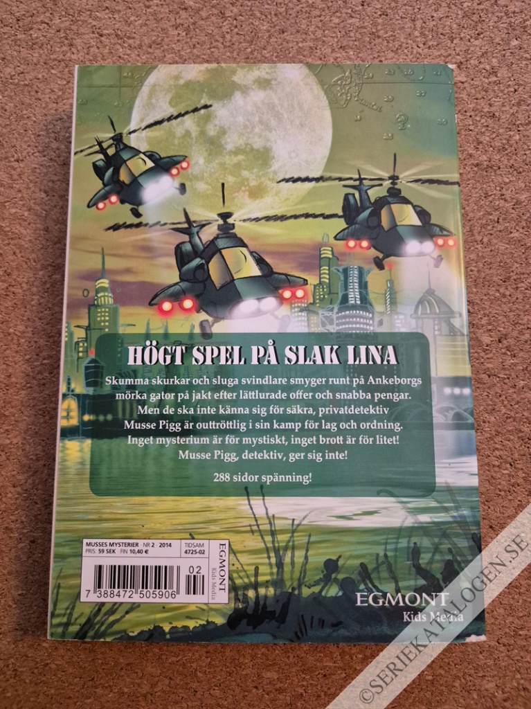 Baksida på Högt spel på slak lina (2014)