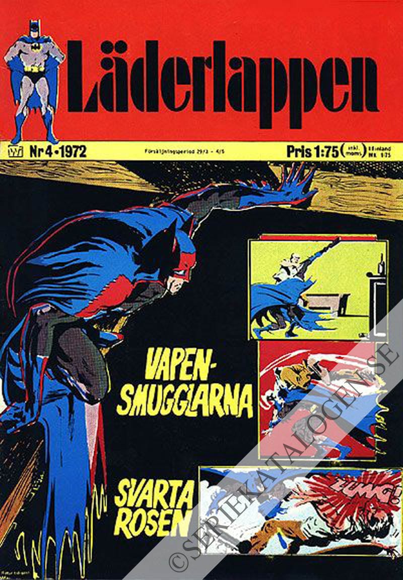 Framsida på Läderlappen och Robin #4 (1972)