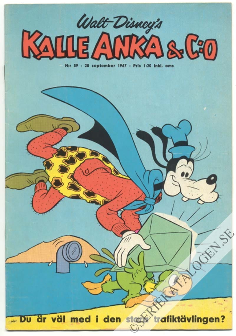 Framsida på Kalle Anka & C:o #39 (1967)