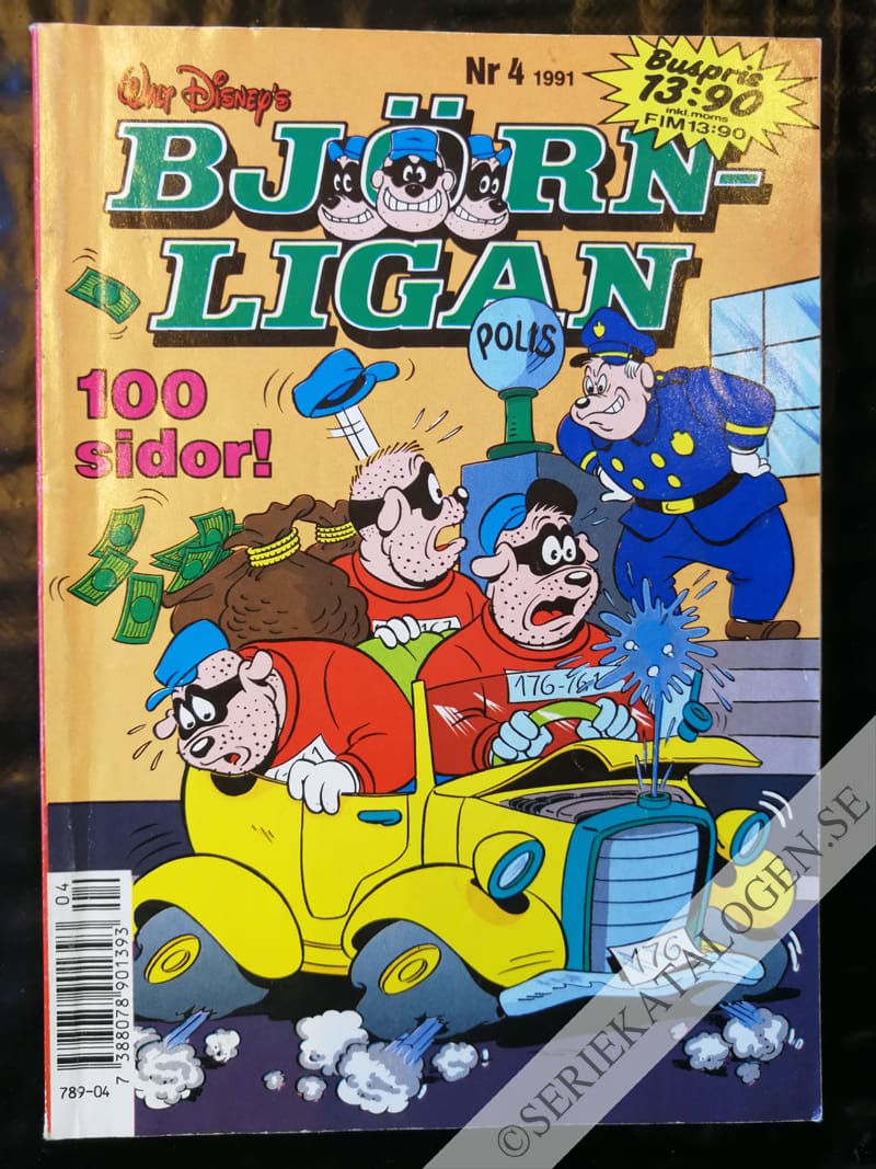 Framsida på Björnligan #4 (1991)