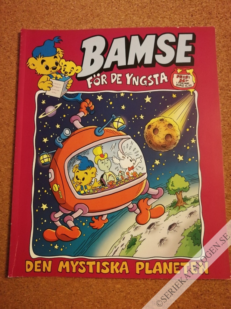 Framsida på Bamse för de yngsta Den mystiska planeten (2017)