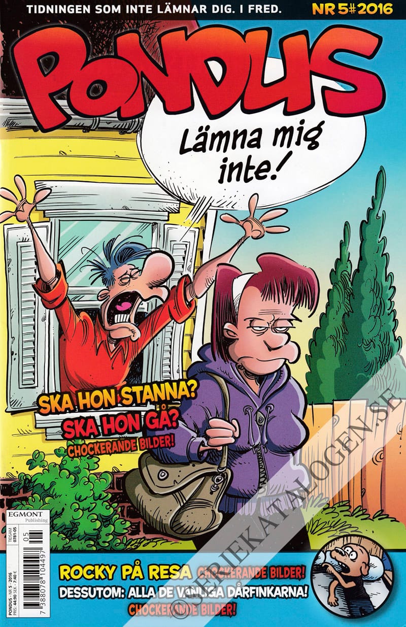 Framsida på Pondus #5 (2016)