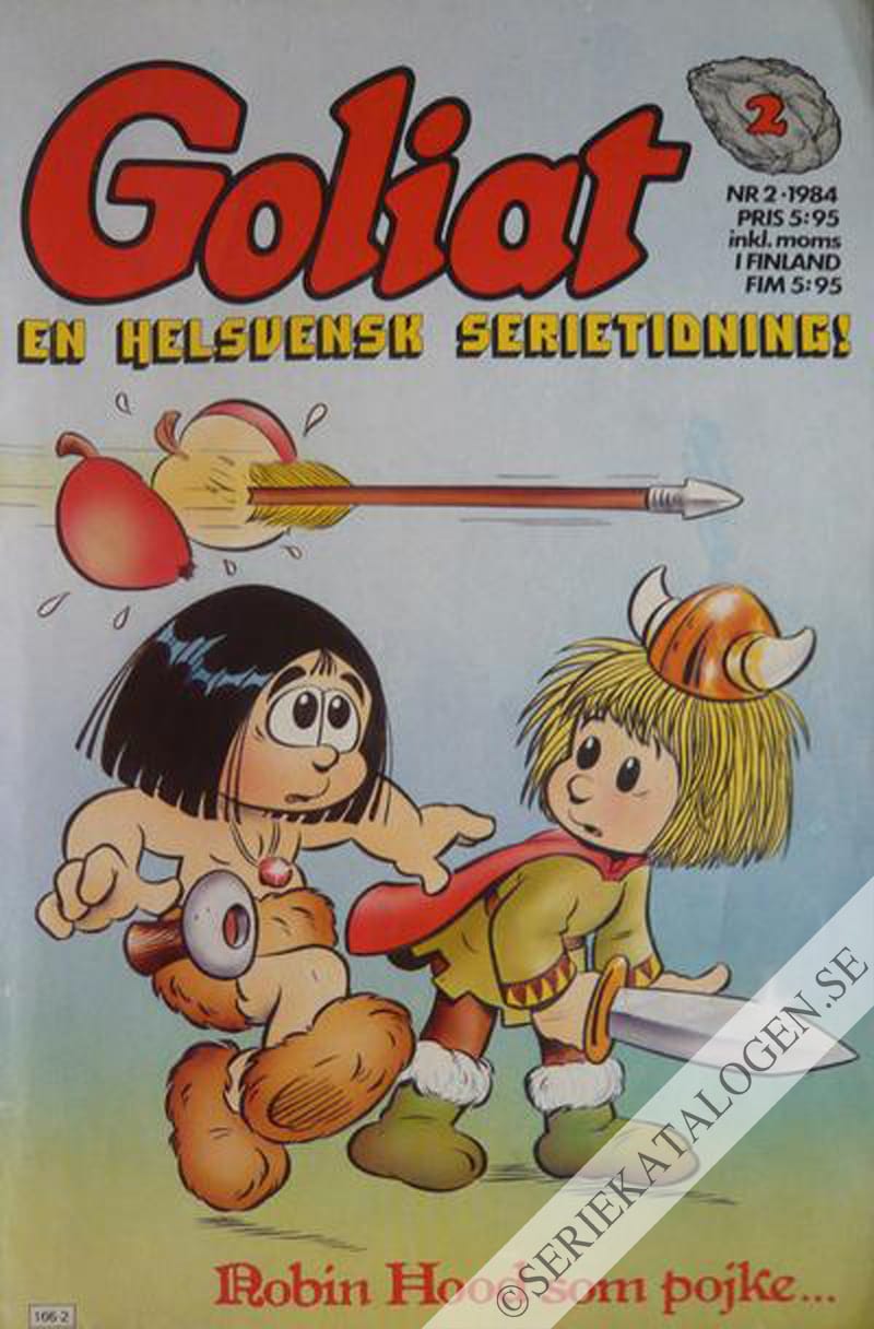 Framsida på Goliat #3 (1984)