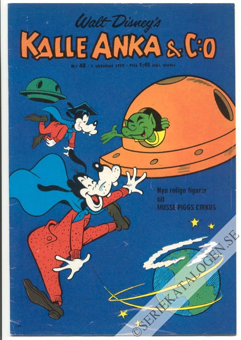 Framsida på Kalle Anka & C:o #40 (1970)