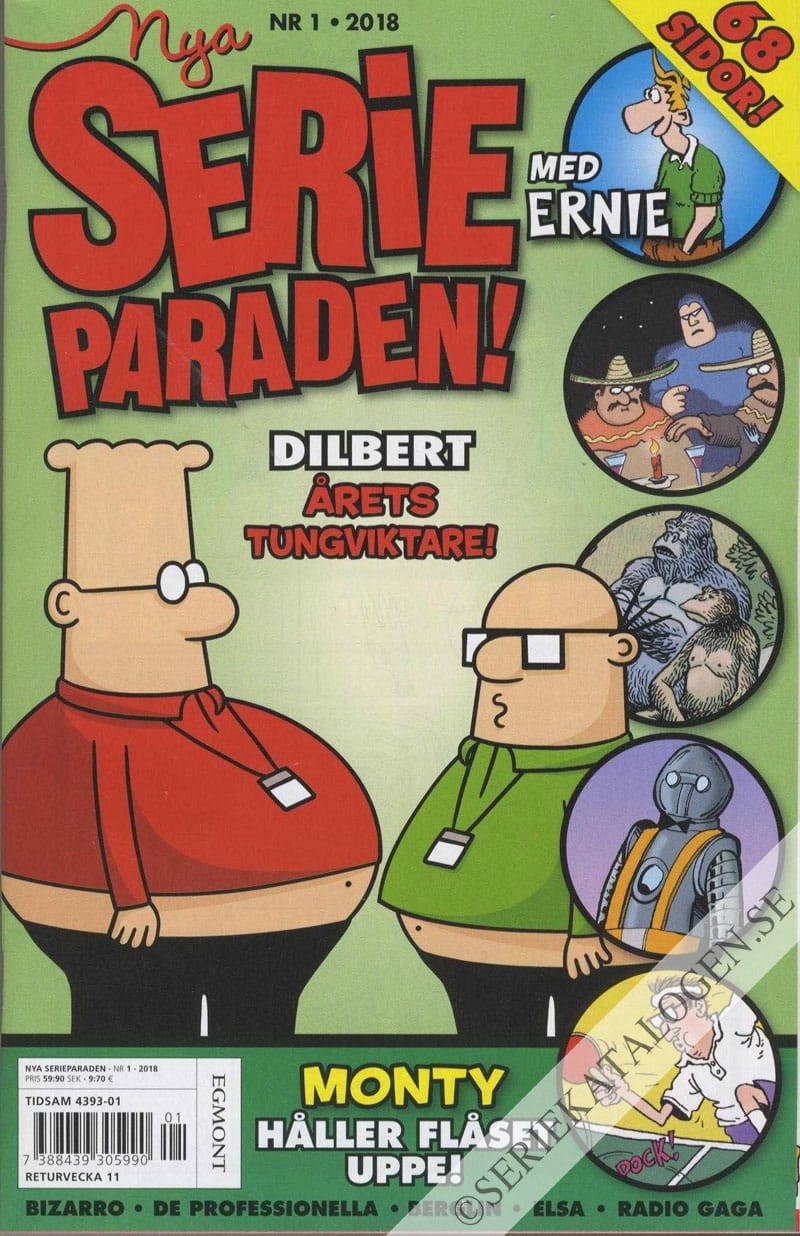 Framsida på Nya Serieparaden #1 (2018)