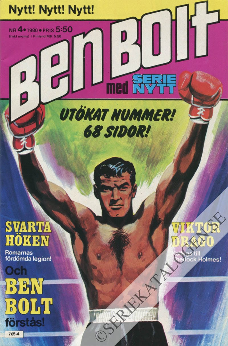 Framsida på Serie-Nytt #4 (1980)