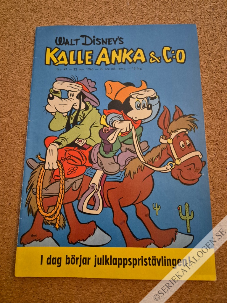 Framsida på Kalle Anka & C:o #47 (1960)