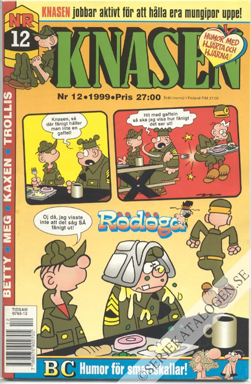 Framsida på Knasen #12 (1999)