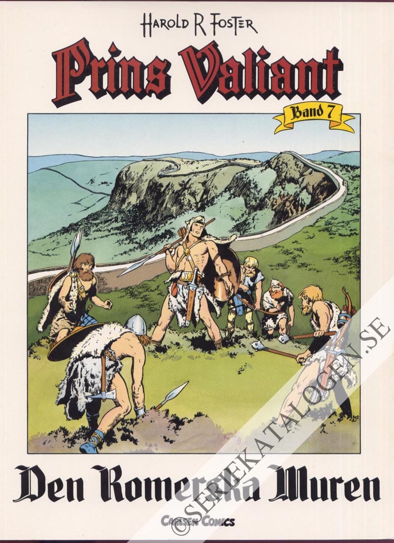 Framsida på Prins Valiant Den romerska muren (1993)