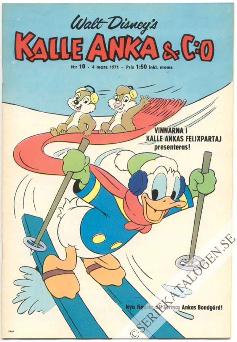 Framsida på Kalle Anka & C:o #10 (1971)