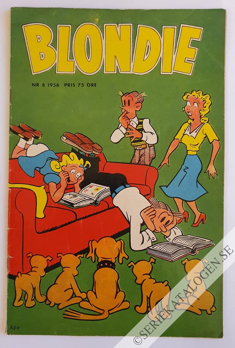 Framsida på Blondie #8 (1956)