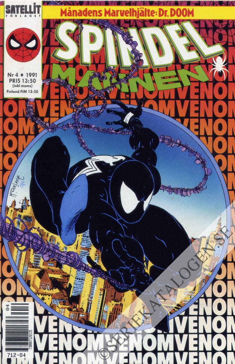 Framsida på Spindelmannen #4 (1991)