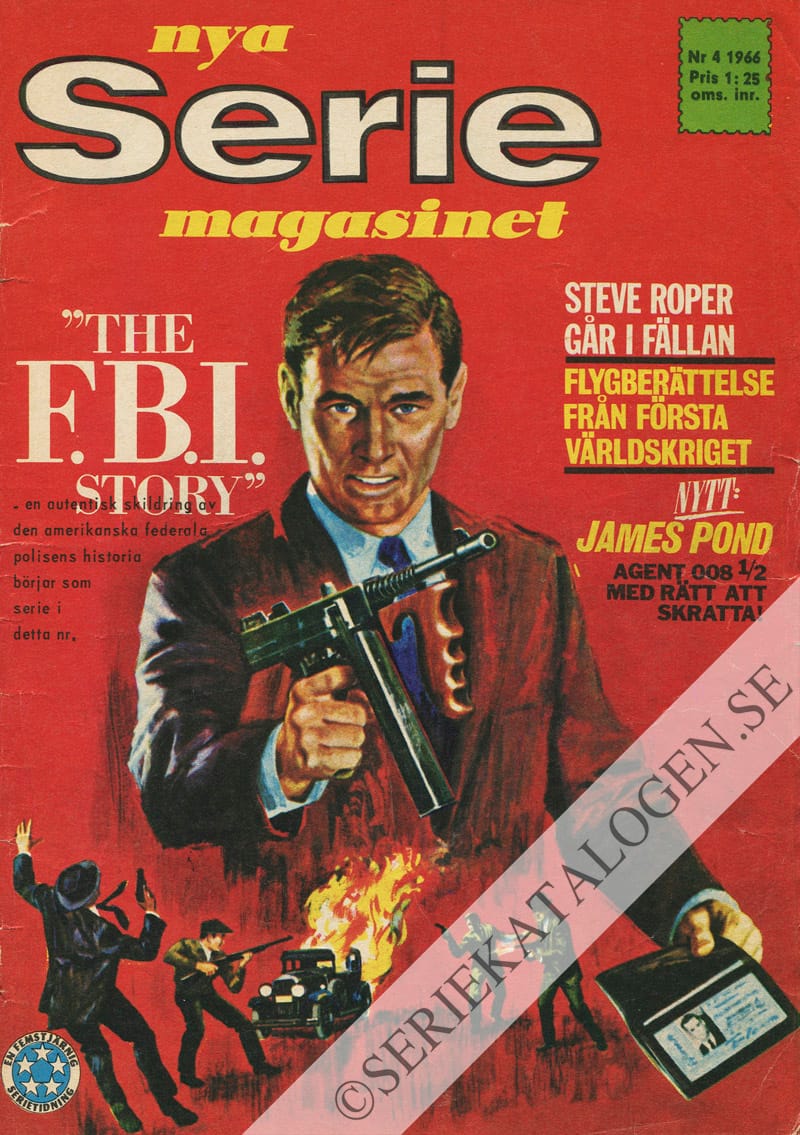 Framsida på Seriemagasinet #4 (1966)
