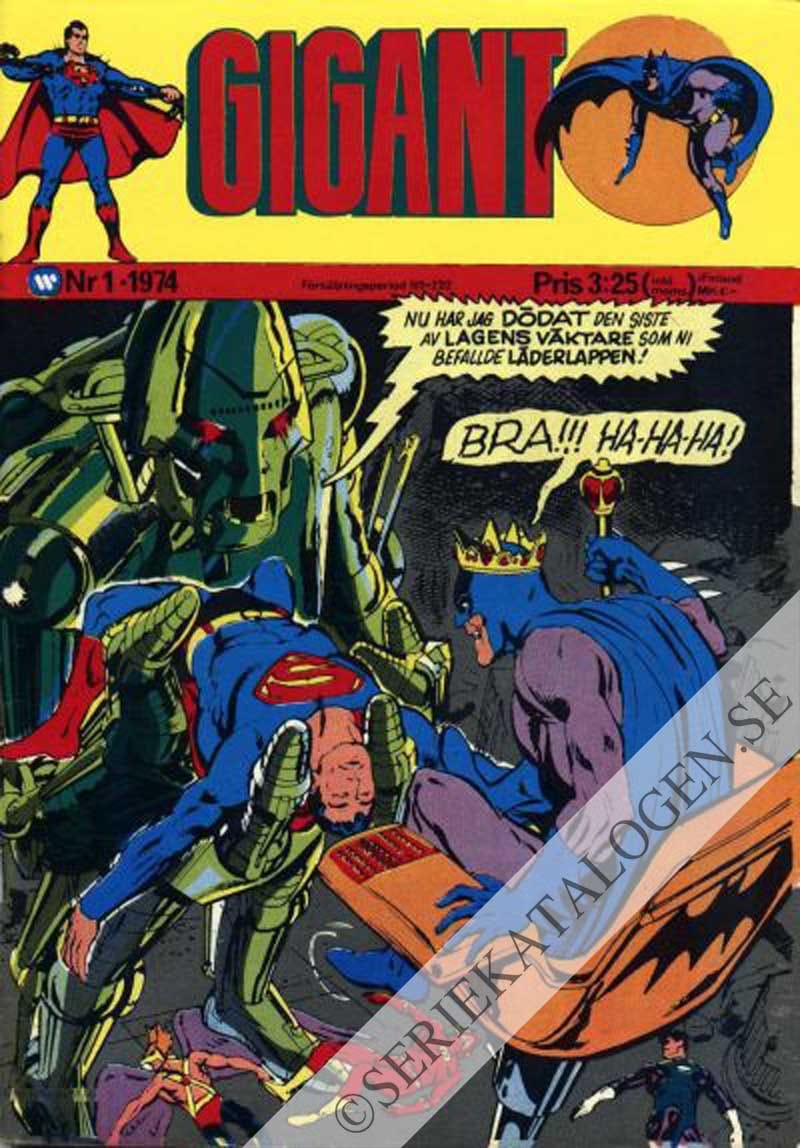 Framsida på Gigant #1 (1974)