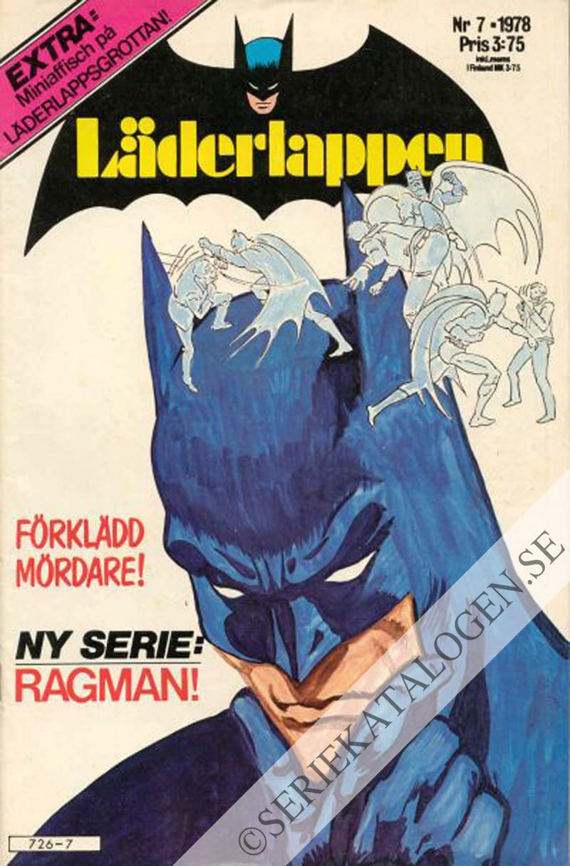 Framsida på Läderlappen och Robin #7 (1978)