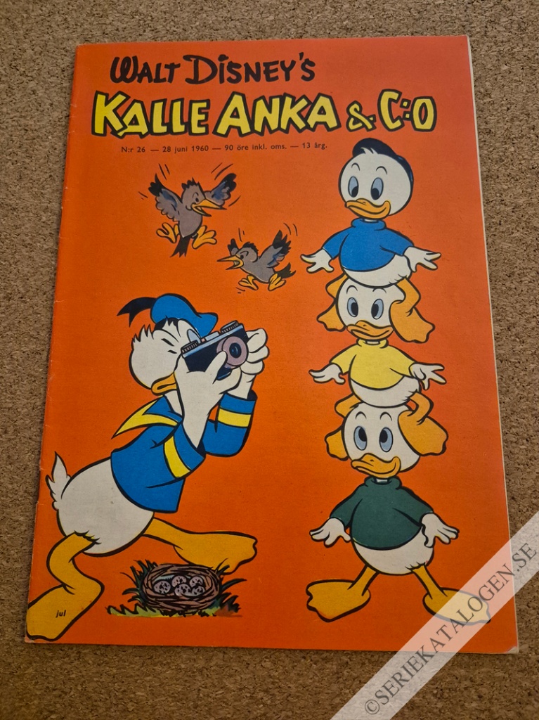 Framsida på Kalle Anka & C:o #26 (1960)
