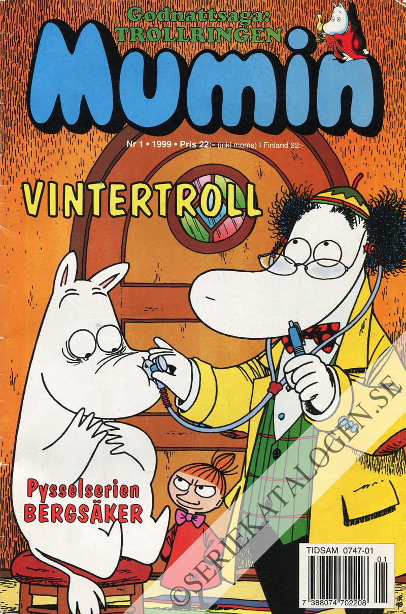 Framsida på Muminmagasinet #1 (1999)