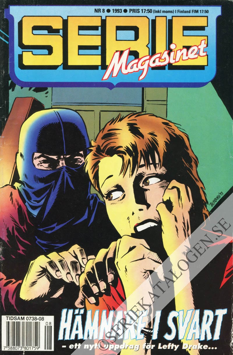 Framsida på Seriemagasinet #8 (1993)