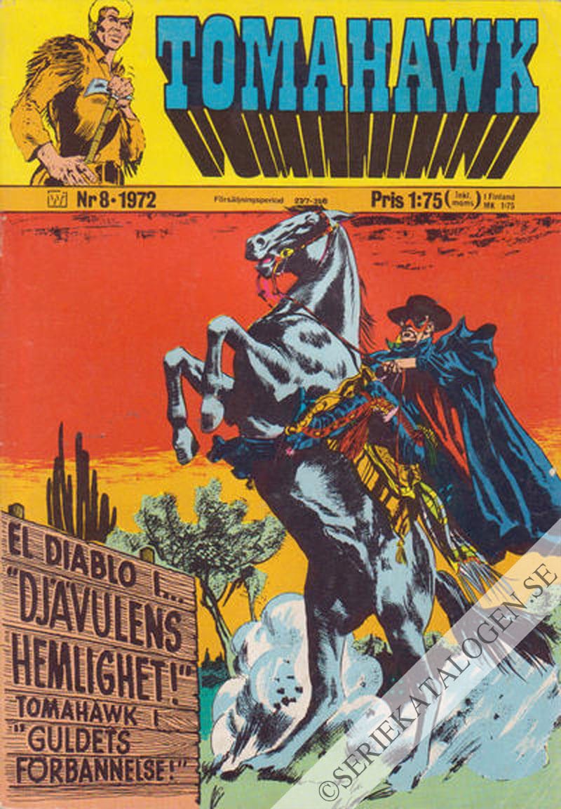 Framsida på Tomahawk #8 (1972)