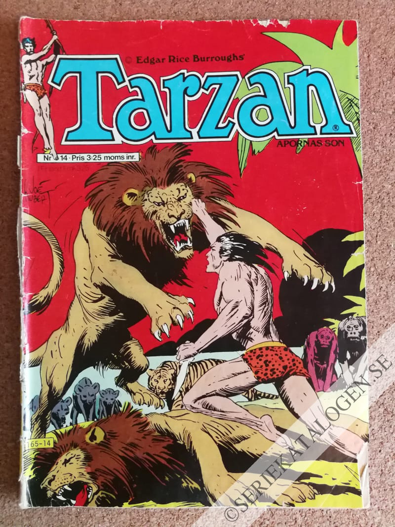 Framsida på Tarzan #14 (1977)