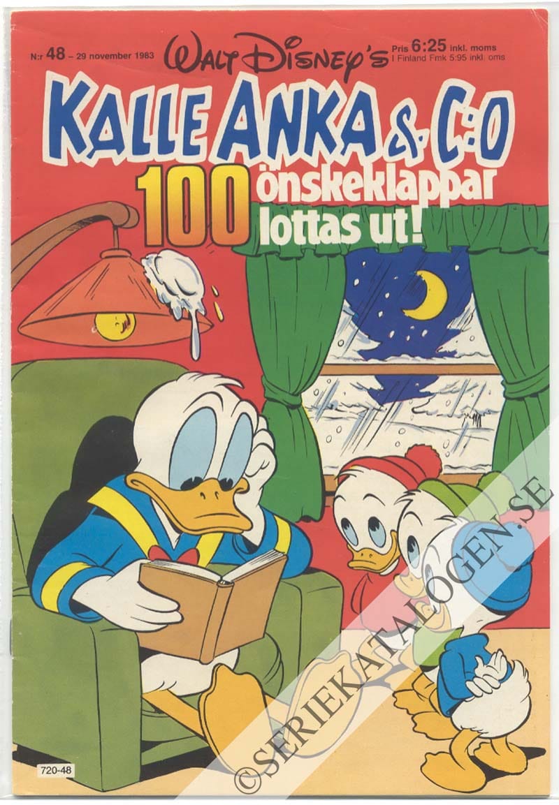 Framsida på Kalle Anka & C:o #48 (1983)