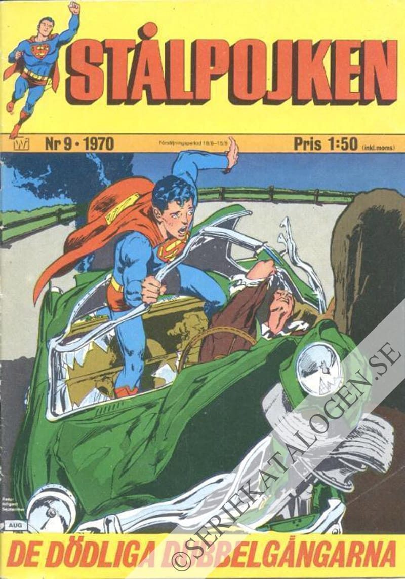 Framsida på Stålpojken #9 (1970)