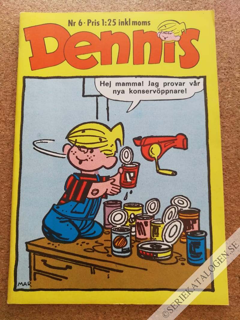 Framsida på Dennis #6 (1969)